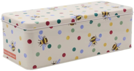 Emma Bridgewater Polka Bees - Long Rectangular Tin -langwerpig-