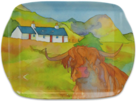 Emma Ball Medium Tray - Highland Cow