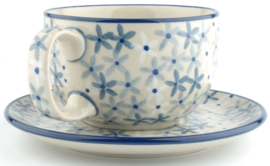 Bunzlau Cup & Saucer 350 ml Sea Star