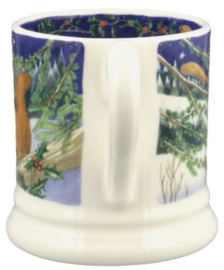 Emma Bridgewater - Winter Animals - Midnight Squirrel - 1/2 Pint Mug
