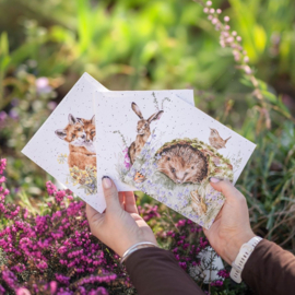 Wrendale Designs 'Growing Wild Together' Fox Card