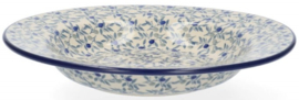 Bunzlau Soup Plate Ø 23,5 cm Blue Olive