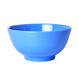 Rice Medium Melamine Bowl -Blue- 'Flower me Happy'