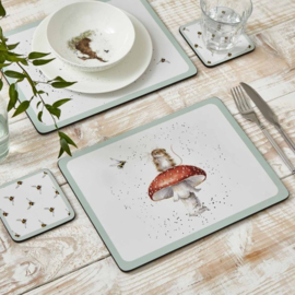 Wrendale Designs Placemats 'The Bee' - Set of 6 -small size-