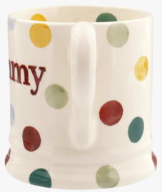 Emma Bridgewater Polka Dot Mummy 1/2 Pint Mug -kleine letters-