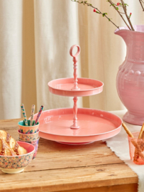 Rice Large Metal Étagère - Coral