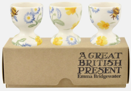 Emma Bridgewater Buttercup & Daisies Set Of 3 Egg Cups