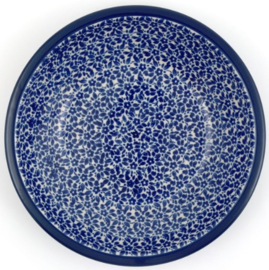 Bunzlau Plate Deep Ø 21 cm - Indigo