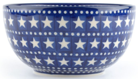 Bunzlau Rice Bowl 600 ml Ø 14 cm Blue Stars -Limited Edition-