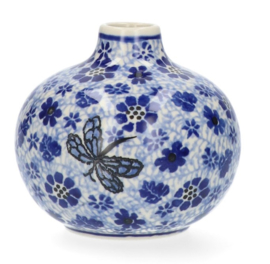 Bunzlau Vase Belly 300 ml 9 cm Dragonfly