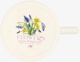 Emma Bridgewater Flowers - Tete-A-Tete & Grape Hyacinth - 1/2 Pint Mug