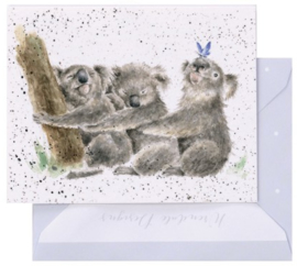 Wrendale Designs 'Three of a Kind' miniature Card