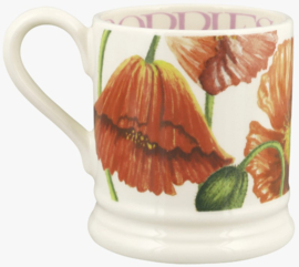 Emma Bridgewater Flowers - Red Poppy - 1/2 Pint Mug 2022