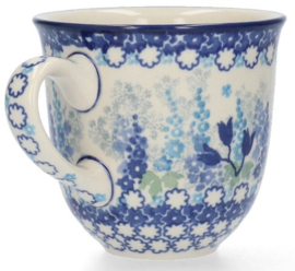 Bunzlau Tulip Mug 330 ml - Blue Garden