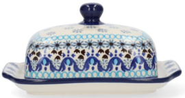 Bunzlau Butter Dish with Plate - Marrakesh