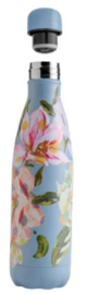 Chilly's Drink Bottle 500 ml Magnolia Polka -mat met reliëf-