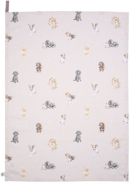 Wrendale Designs 'A Dog's Life' Dog Tea Towel