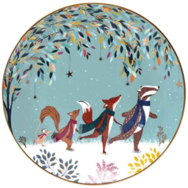 Sara Miller - Woodland Tales - Plate - Skaters