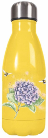 Wrendale Designs 'Hydrangea' Small Water Bottle 260 ml