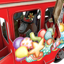 Me&McQ - 3D Wenskaart - The King’s Party Bus