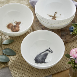Wrendale Designs Deep Bowl Hare 'The Hare and the Bee'