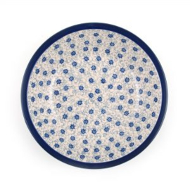 Bunzlau Plate Deep Ø 21 cm - Flower Fountain