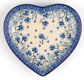 Bunzlau Heart Shape Dish Daydream