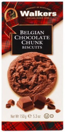 Walkers Belgian Chocolate Chunk Biscuits - 9 stuks - 150 gr