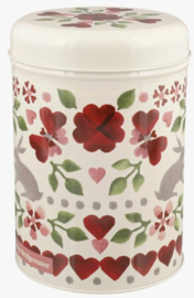 Emma Bridgewater Lovebirds set of 3 Caddy Tins