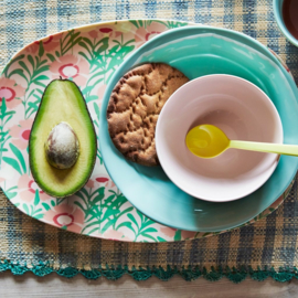 Rice Melamine Cereal Bowl in Khaki