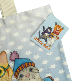 Emma Ball Tote Bag - Kittens in Mittens