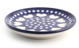 Bunzlau Teabag Dish Ø 10 cm - Blue Valentine