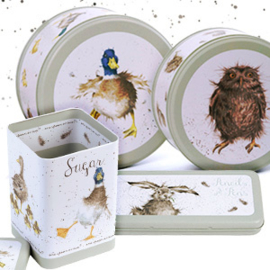 Wrendale Designs Set of 3 Cake Tins  Country Animal -green-