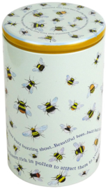 Emma Ball Tall Round Caddy Bees