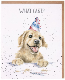Wrendale Designs 'What Cake?' Labrador Birthday Card