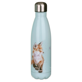 Wrendale Designs 'Contentment' Fox Water Bottle 500 ml