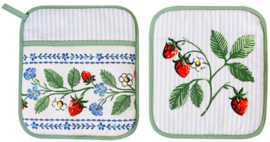 Ulster Weavers Heat Resistant Pot Mat - Strawberry Patch - per stuk