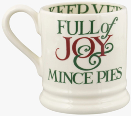 Emma Bridgewater - Christmas Toast - Peace & Love - 1/2 Pint Mug