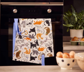 Ulster Weavers Biodegradable Oil cloth Apron - Feline Friends