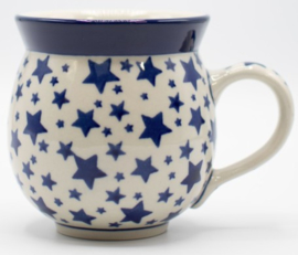 Bunzlau Farmers Mug 370 ml - White Stars