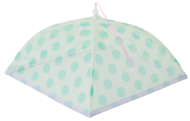 Rice Foldable Food Cover with Dots - 30 x 30 x 30 cm