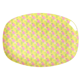 Rice Melamine Rectangular Plate - Sunny Days Print