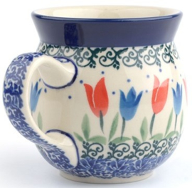 Bunzlau Farmers Mug 240 ml Tulip Royal -Limited Edition-