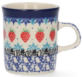 Bunzlau Straight Mug 160 ml Strawberry -Limited Edition-