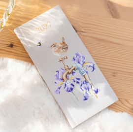 Wrendale Designs Slim Diary 2027- stevige flexibele kaft