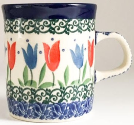 Bunzlau Straight Mug 160 ml Tulip Royal -Limited Edition-