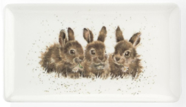 Wrendale Designs 'Rabbit' Rectangular Tray