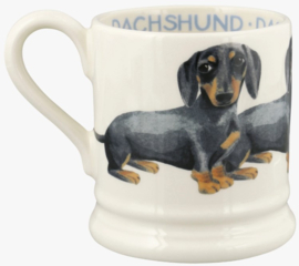 Emma Bridgewater Dogs Black & Tan Dachshund 1/2 Pint Mug