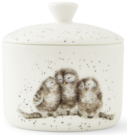Wrendale Designs 'Owlets' Owl Small Lidded Storage Jar