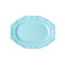 Rice Melamine Serving Dish in Arctic Blue - Small
